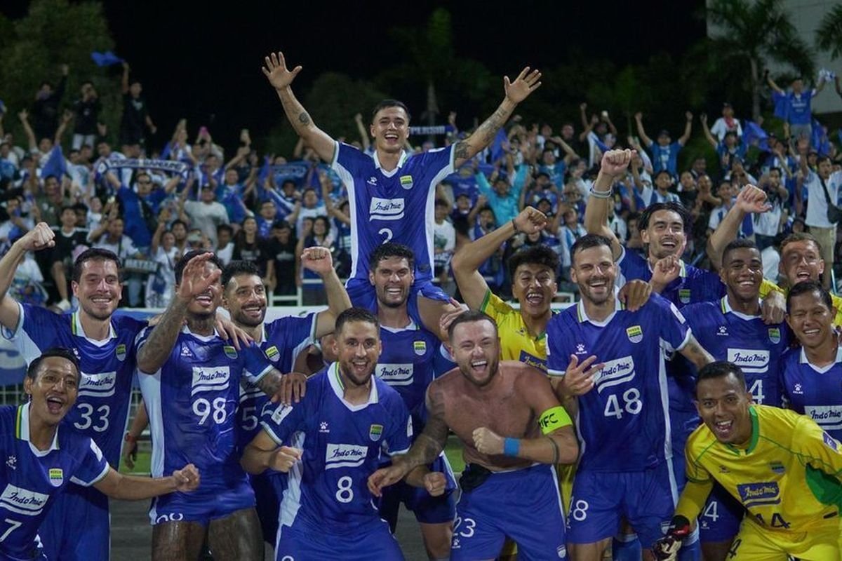 Persib Bandung Juara Sementara Grup G ACL II 2025-2026 Usai Kalahkan Selangor FC 3-2